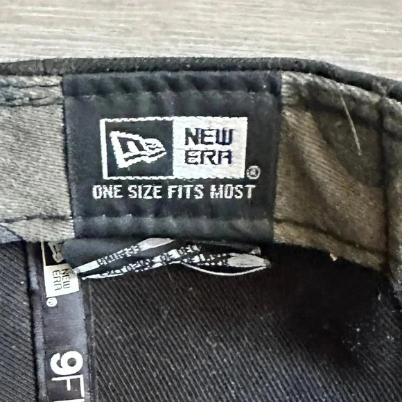 New York Yankees MLB New Era 9Fifty Snapback Hat Black/Camo - Picture 6 of 7